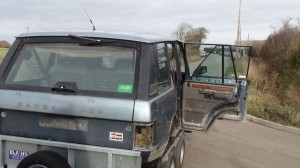 The old body about to be taken into the scrapyard